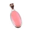 Natural Pink Opal Gemstone Handmade 925 Solid Sterling Silver Pendant 1.75" W7S76