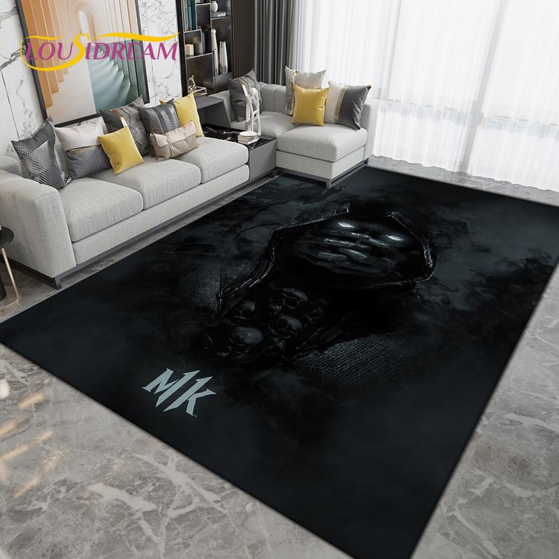 Cartoon Mortal Kombat Area Rug Large,Carpet Rug for Living Room Bedroom,Kitchen Bathroom Entrance Doormat Non-slip Floor Mats