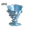 Modernes Dekoratives Ornament Kreative 3D-gedruckte Blumenvase Minimalistischer Behälter Leichter Luxus Tischvase Künstlerischer Blumenarrangement-Halter für Zuhause