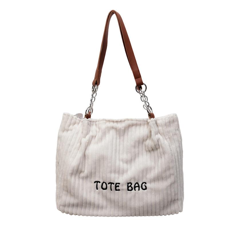 Fashionable and Simple, Versatile Large-capacity Hand-held Tote Bag and Single-shoulder Bag for Commuting