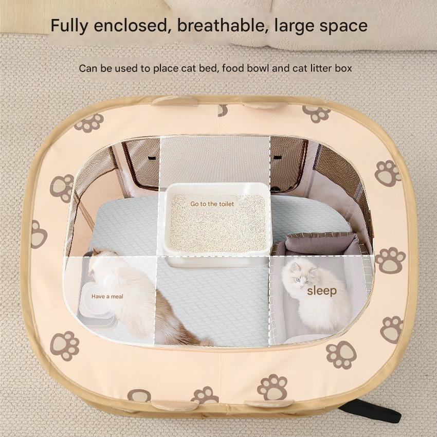 Cat Delivery Room Breathable Cat Litter Dog Litter Foldable Pet Delivery Room Enclosed Cat Delivery Room Pet Tent