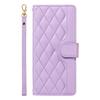 For Xiaomi Redmi Note 13 Pro+ 5G Case Wallet Rhombus Leather Phone Cover with Shoulder Strap,Wrist Strap