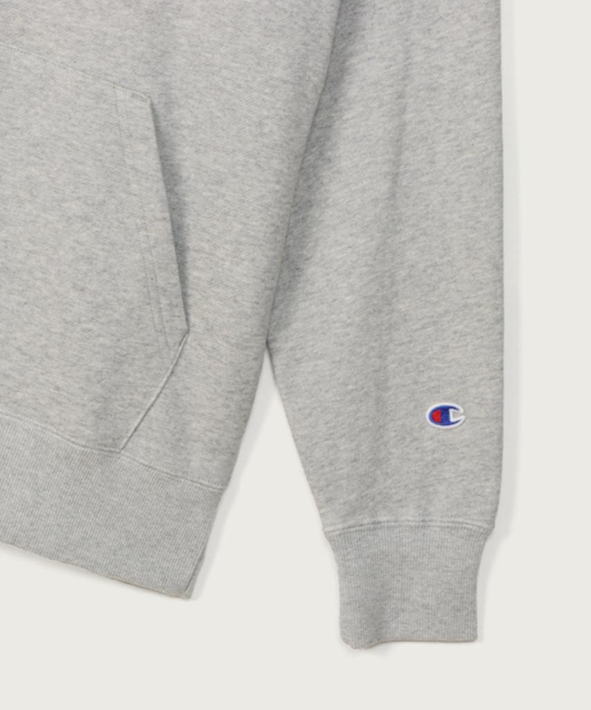 Basic C-Logo Regular Fit Hoodie Oxford Grey