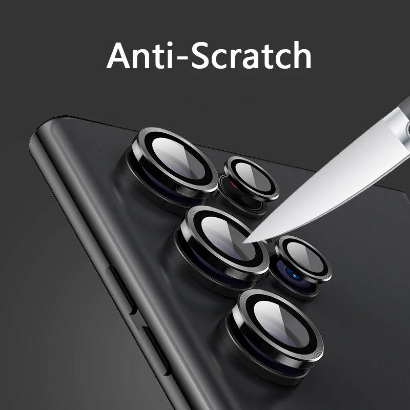 1-2Set For Honor 400 Lite Ultra Thin Clear Back Camera Lens Protector Metal Ring Guard Tempered HD Glass Film Cover Cap
