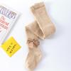 Kids' Spring & Autumn Leggings and Girls' Tights with Baby Spring Socks - Solid Colors, Class A Quality