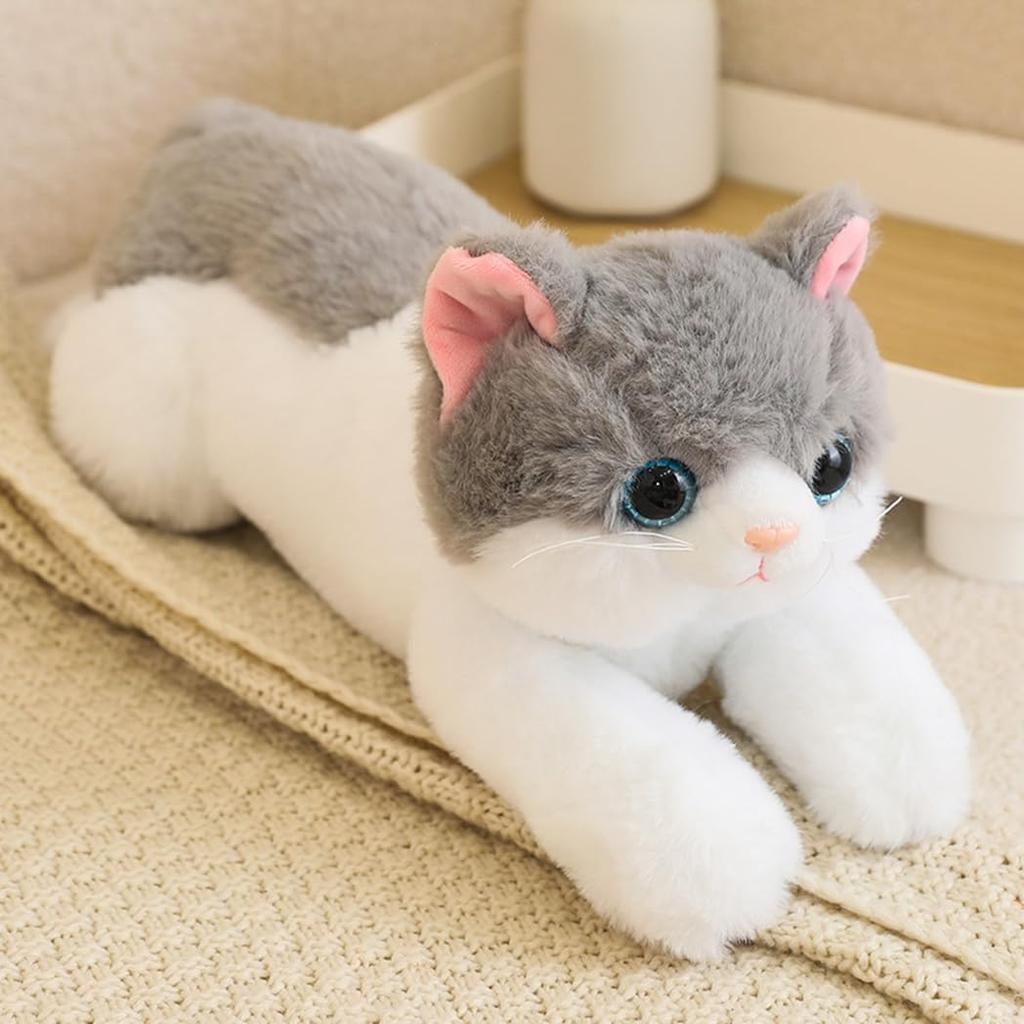 Body Pillow, White Cat, Black Cat, Bedding, Toy, Present, Stuffed Cat, Sewn, Animal, Cushion, Brown Tabby, Calico Cat, Stuffed Animal, Cute, Animal,