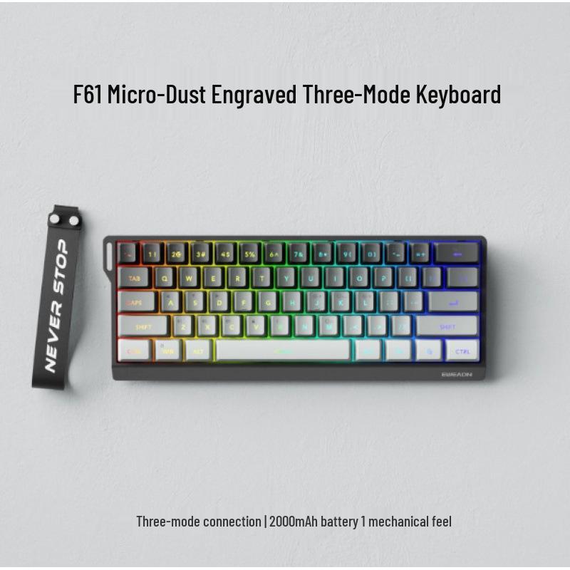 Qianxingzhe F61/F68 Portable Bluetooth Mechanical-Feel Wireless Keyboard