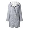 Womens Winter Waterproof Fleece-Lined Outdoor Hiking Jacket Long Coat Trekking Camping Skiing