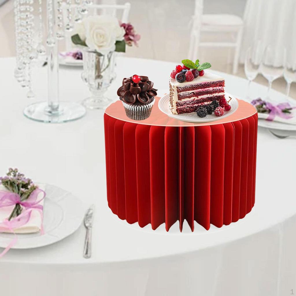 Zylinderständer für Kuchen Zylindrische Präsentation Faltbar Veranstaltung Jubiläum Zeremonie