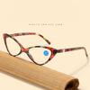Moda mujer gafas de lectura tipo ojo de gato hombres presbicia anti luz azul gafas