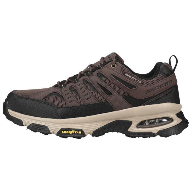 Skechers Men Versatile Comfort Breathable Lightweight Rebound Low Running Shoes Black 237322C-BRBK 39.5