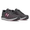 Under Armour Charged Assert 10 Cushioning Low Top Running Shoes Women's Gray Pink 3026179-108