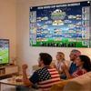 2026 World Cup Soccer Schedule Poster, Durable Fabric Tracking Chart for Fans