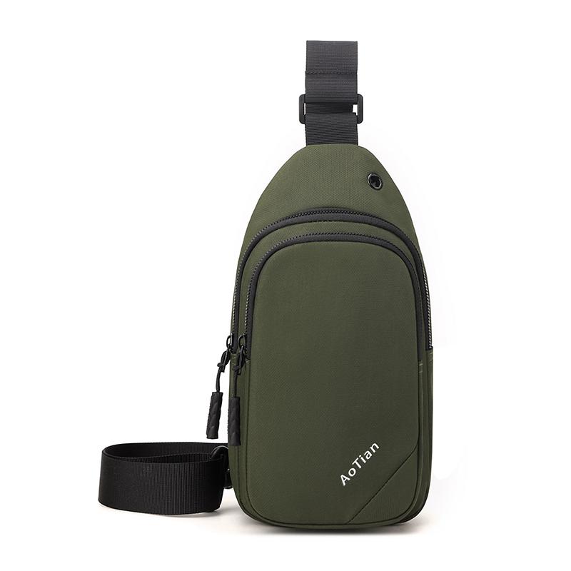 Men's Chest Bag Crossbody Bag Oxford Commuter Shoulder Bag