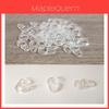 Plastic Curtain Hooks For Wooden And Metal Rings With Easy Connect For Home Decor