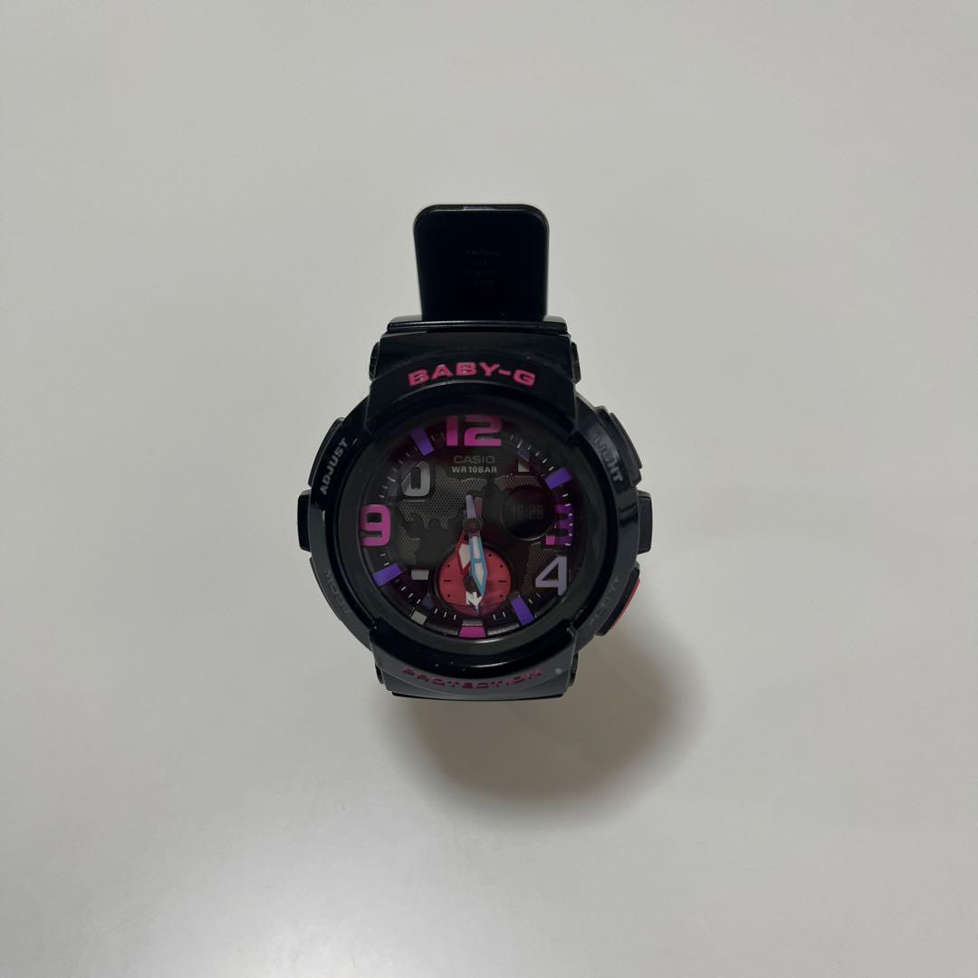 Used BABY-G digital watch black battery replaced