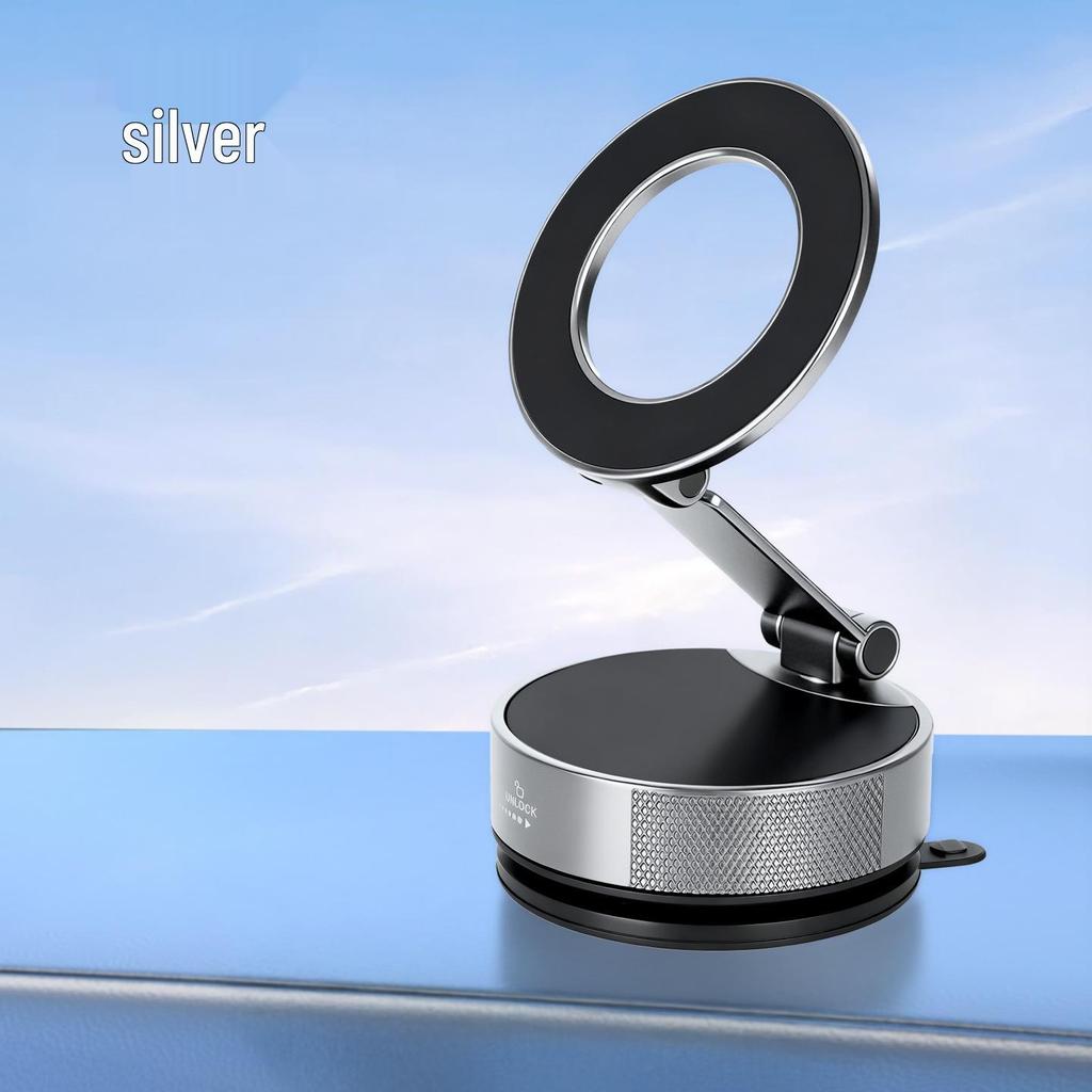 New Foldable Magnetic Car Phone Holder with Rotating Suction Cup