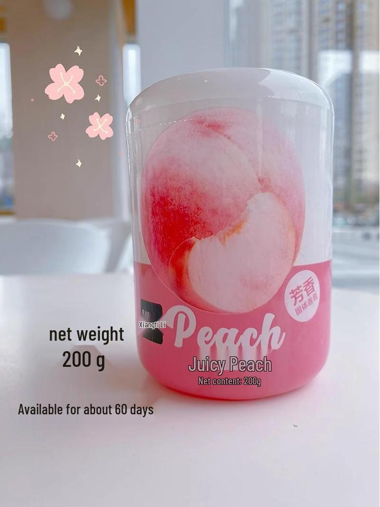 Car Air Freshener - Peach, Pineapple, Grape Scent, Long-Lasting Odor Eliminator for Toilets