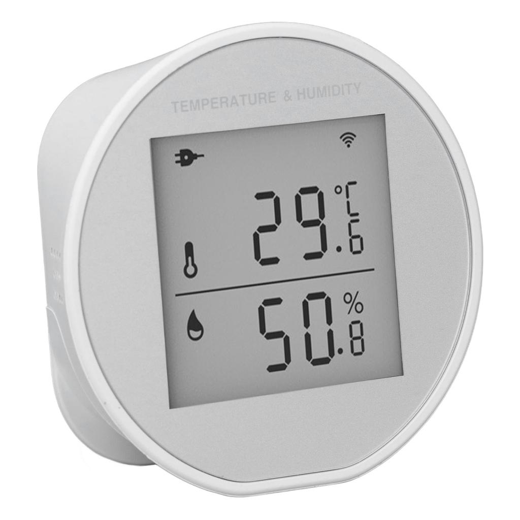 Indoor Temperature Humidity Sensor Smart Room Digital Hygrometer with Clear Screen for Garage