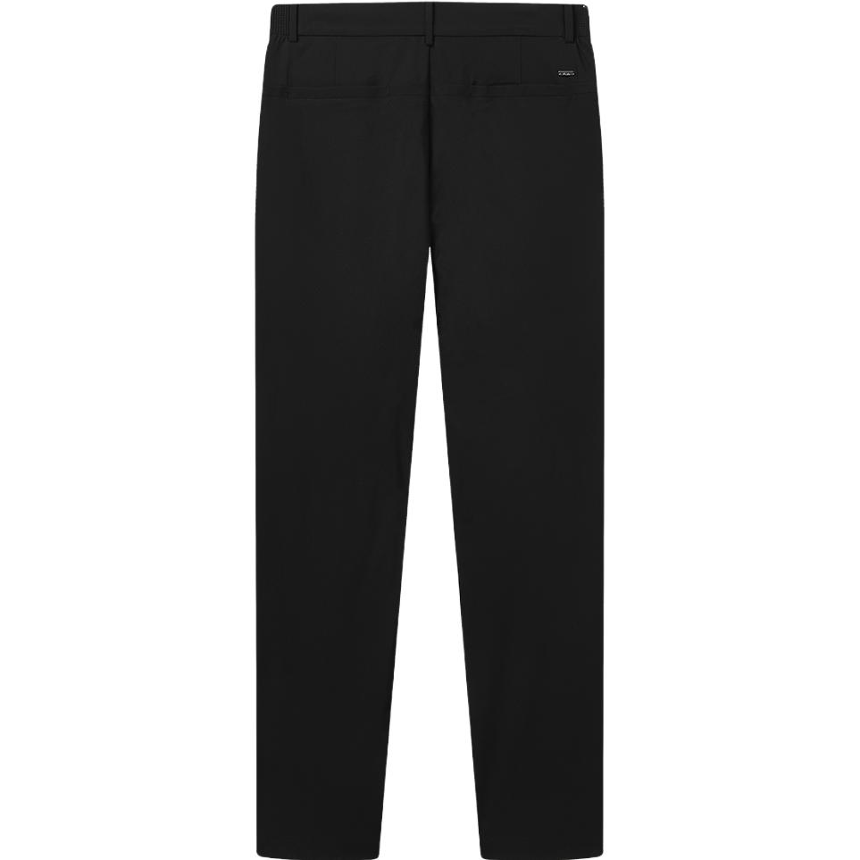 Fila Woven Long Pants 2023 Autumn New Basic Business Casual Commuter Pants Men Bottoms Black F11M332804F-BK