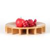 Modern Wabi-sabi Style Imitation Travertine Tall Tray Ornaments Living Room Exhibition Hall Model Room Desktop Decoration Round Storage Tray