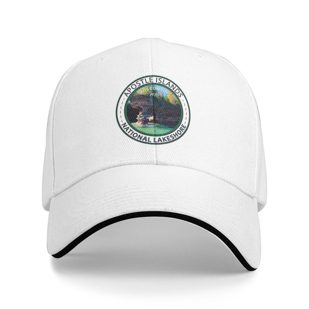Apostle Islands National Lakeshore Wisconsin Badge Baseball Cap Beach Kids Hat Men Hats Womens