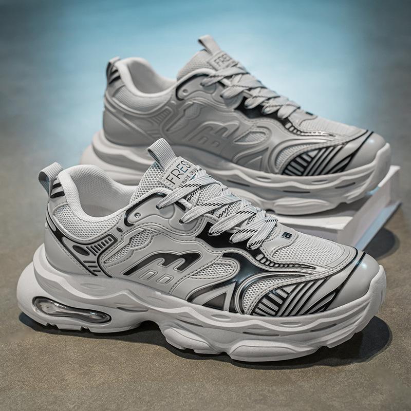 

Весенняя мужская обувь новая дышащая мужская сетчатая спортивная обувь мужская трендовая универсальная платформа повседневная модная обувь 41