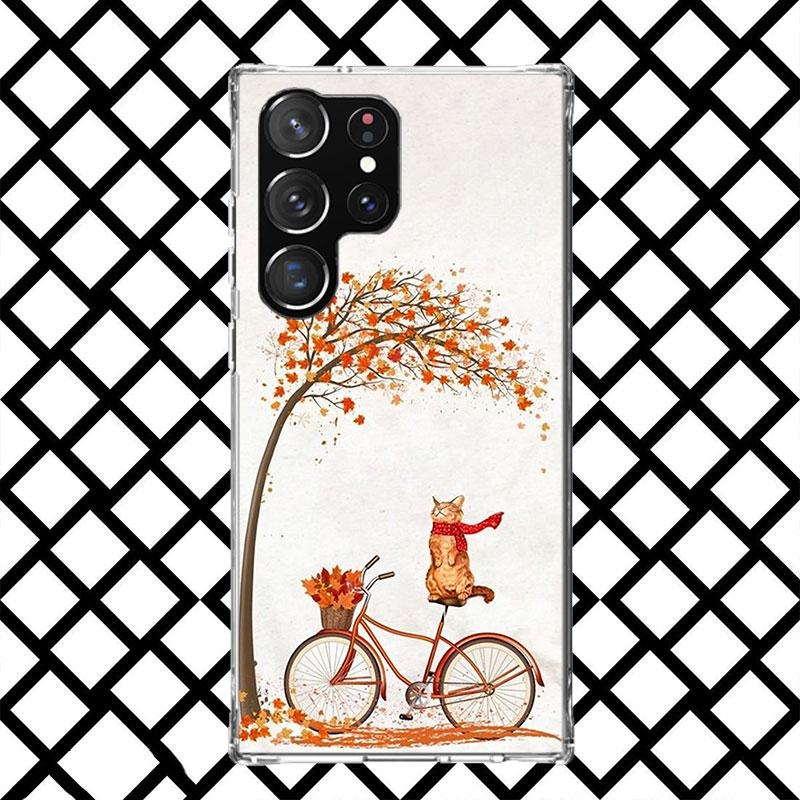Pumpkin Happy Fall Autumn Phone Case for Samsung Galaxy S26 S25 Edge S24 S23 Ultra S22 Plus S21 FE S20 + Soft Cover Print Fundas