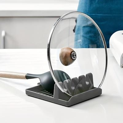Držák na náčiní na pracovní desku Špachtle Poklice na hrnec Vaření Držáky Kuchyňský nástroj Gadget Odkladač lžíce Varná deska Velký odkladač Závěsný háček Držák na naběračku na pracovní desku