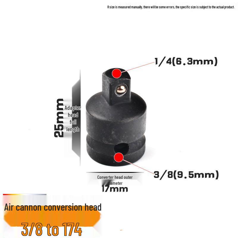Square-to-Hex Socket Driver Adapter Rod for Electric Ratchet Wrench
