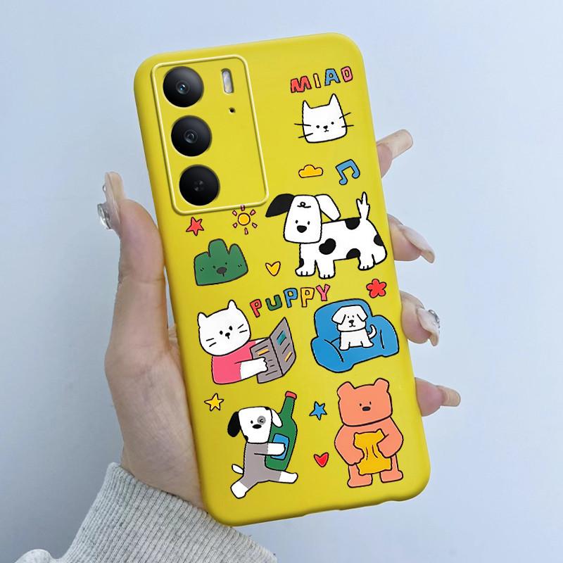 For Realme C75 Case Cute Cartoon Panda Soft Silicone Cases For Realme C 75 C75 C75x RealmeC75 4G Cover Bumper 6.72" ShockProof