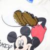 Disney Mickey Maus Langarm Pailletten T-Shirt, Farbwechselnd, Weiß, Größe 110