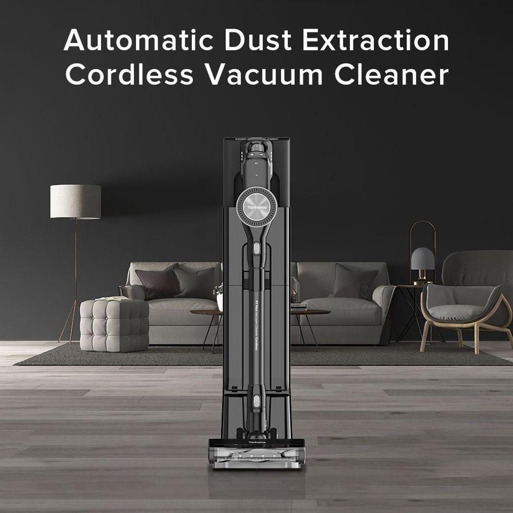 Yanhama P7 PLUS Stick Vacuum Cleaner, 25kPa Powerful Suction, 60min Runtime, Built-in Charging Dustbin