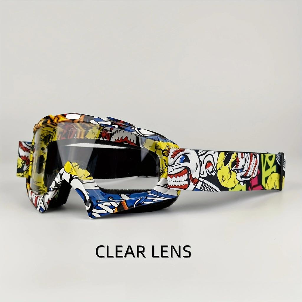Goggles Riding Glasses Outdoor Motorcycle Off-Road Goggles ATV Men's and Women's Mountain Bike Bike Windshield Lenses