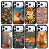 Autumn Leaves Fall Fox Mobile Phone Case for IPhone 17 AIR 16pro Max 15 14 13 12 11 Bumper Cover