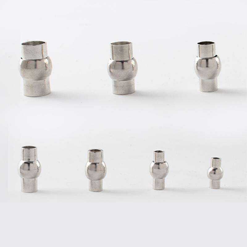 10pcs Strong Magnetic Clasps Metal Ball Magnet Buckle End Clasps Connectors For DIY Jewelry Making Bracelet Necklace Accessories
