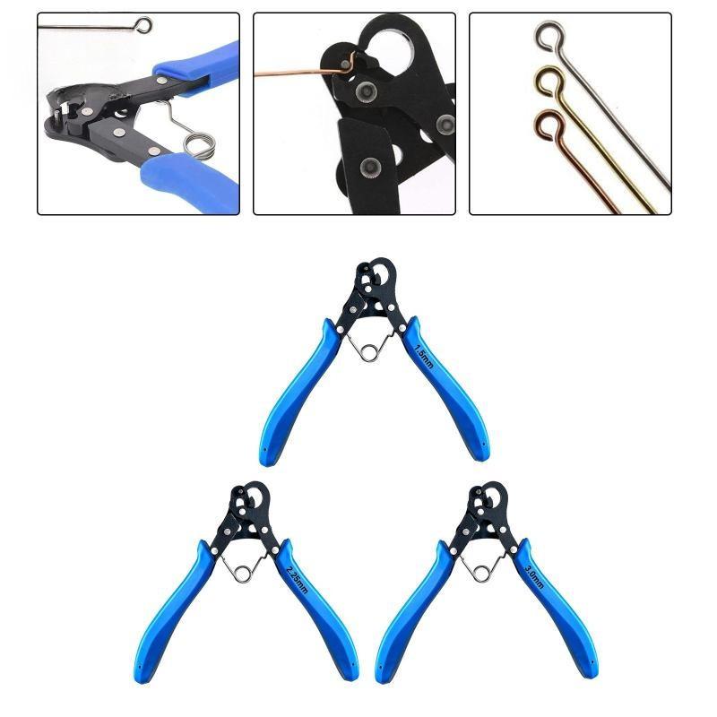 1 Steps Wire Bending Hobby Jewelry Making Tool DIY Wire Rolling Pliers Jewelry Crafts Round Nose Winding Coil Pliers