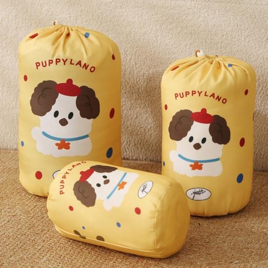 Drawstring Storage Sack Compression Storage Bag Foldable Travel Packing Bag for Down Jacket Thick Clothes Camping Home