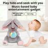 Hide-And-Seek Elephant Plush Toy Flapping Ears With Cheerful Songs Elephant Soft Soothing  Babies Toys Christmas Gift
