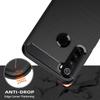 Coque de Protection pour Redmi Note 8 (6,3") - E.F.CONNECTION - Traits Acier - Verre Trempé - Noir