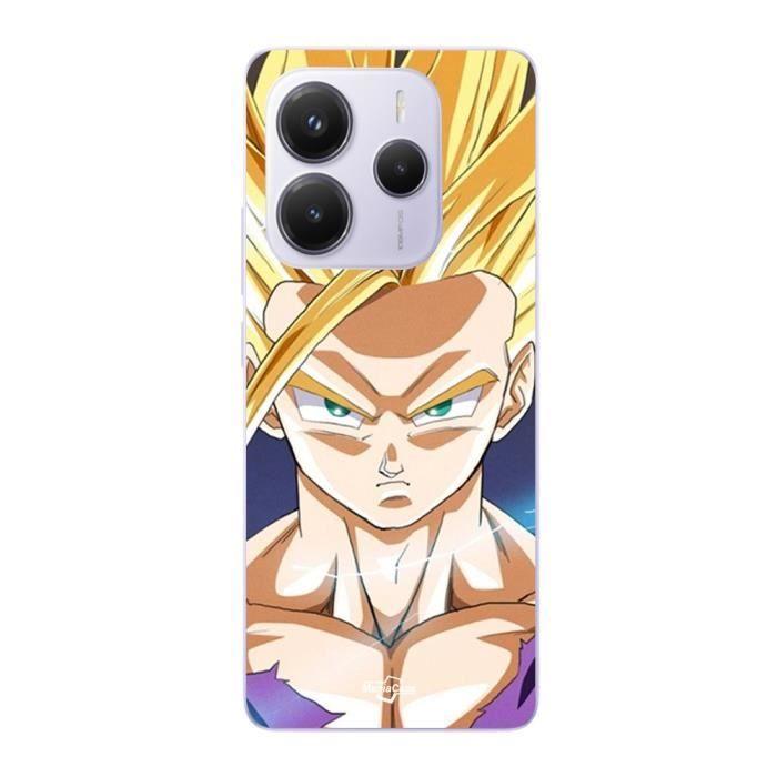 Coque - Maniacase - Xiaomi Redmi Note 14 5G - Dragon Ball Z - Souple - Noir