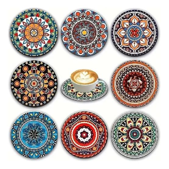 

Set of 8 Heat-Resistant Round Coasters 8pcs