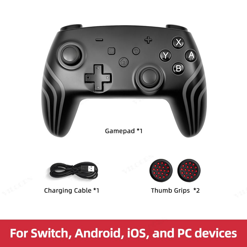 Wireless Game Controller for NS Switch Lite RGB Gamepad with Six Axis Gyro Sensor 3D Joystick For PC Game Accessories