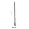 Reusable 304 Stainless Steel Straw Pearl Milkshake Bubble Tea Straw Stirring Smoothie Spoon Shaped Straw