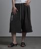 Aejeuyua Sagging Flare Bermuda Pants Charcoal