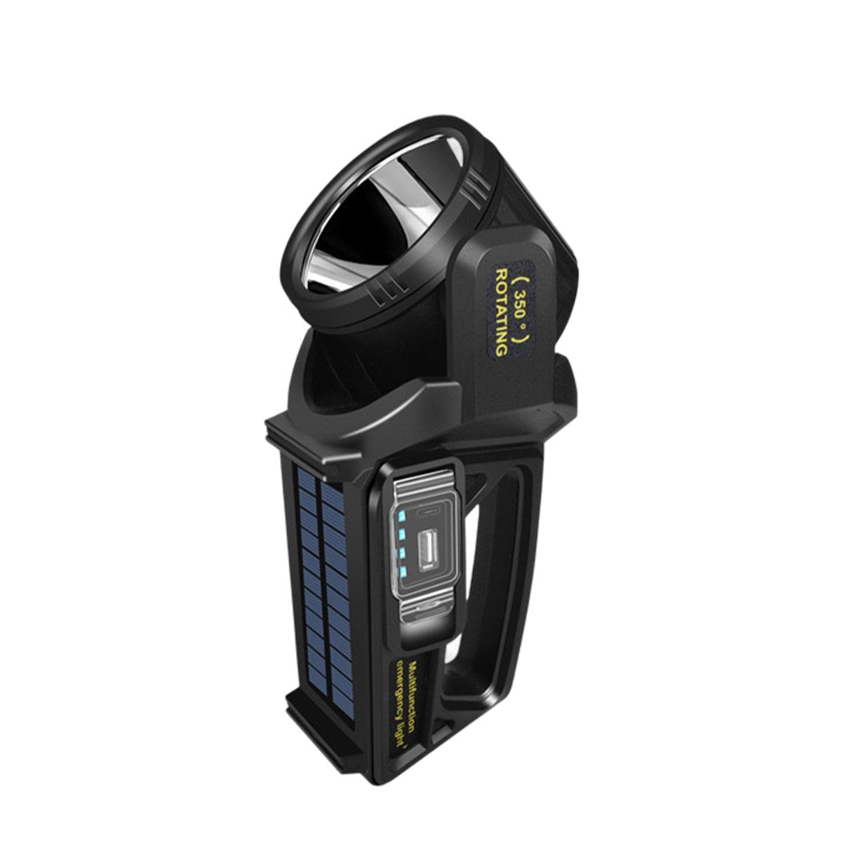 

Светодиодный фонарик-прожектор с солнечной зарядкой, рабочий фонарь, поисковый фонарь, водонепроницаемый свет, мощные фонари, яркий, сверхъяркий, ручной S