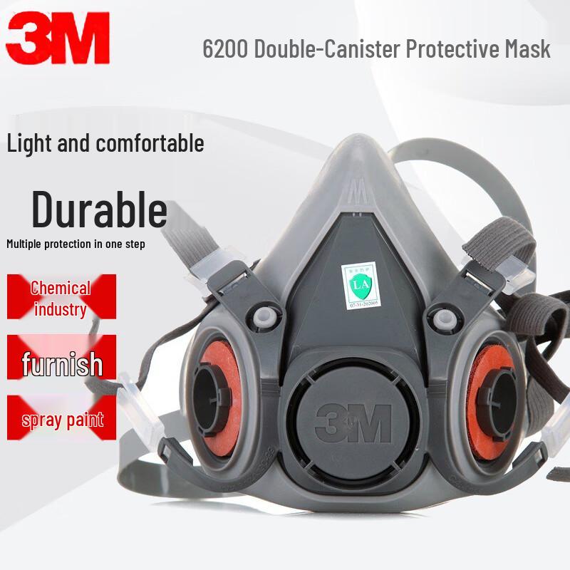 3M 6200 Half-Facepiece Respirator Medium