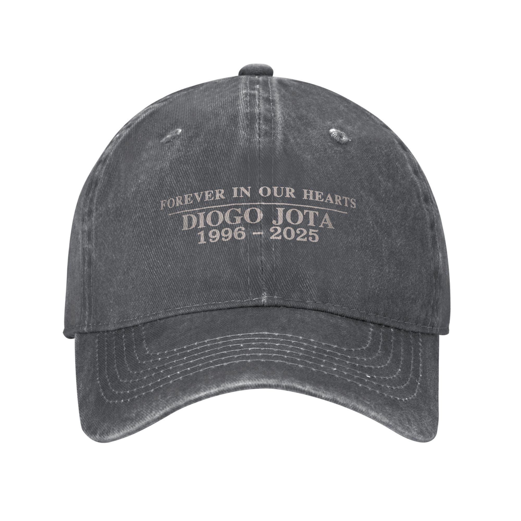 

Diogo Jota in Memory Forever Men Women Baseball Caps RIP 1996 -2025 Distressed Denim Washed Hats Vintage Outdoor Gift Snapback Adjustable