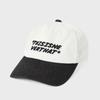 Disizeverthat Visor Denim Cap White Black