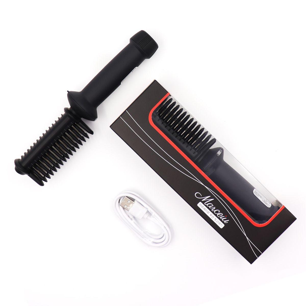 Cordless comb mini hair iron portable volume styling